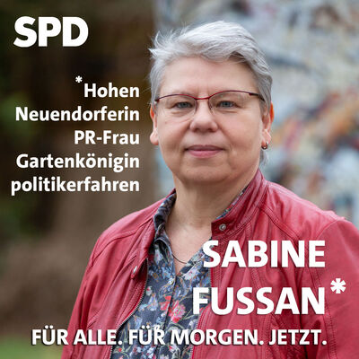 Sharepic Sabine Fussan 2024