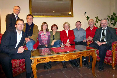 Der wiedergewählte Ortsvereinsvorstand